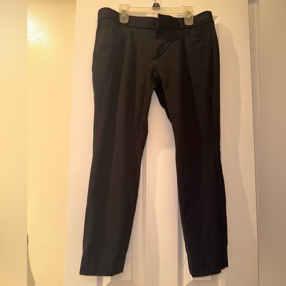 Black slacks, slim fit